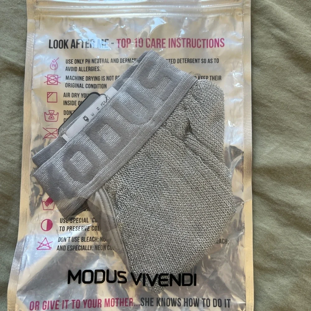 Modus Vivendi Armour Line Mesh Jockstrap Silver - Picture 3 of 3